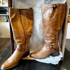 DUOBoots Wide Calf Knee High Leather Boots